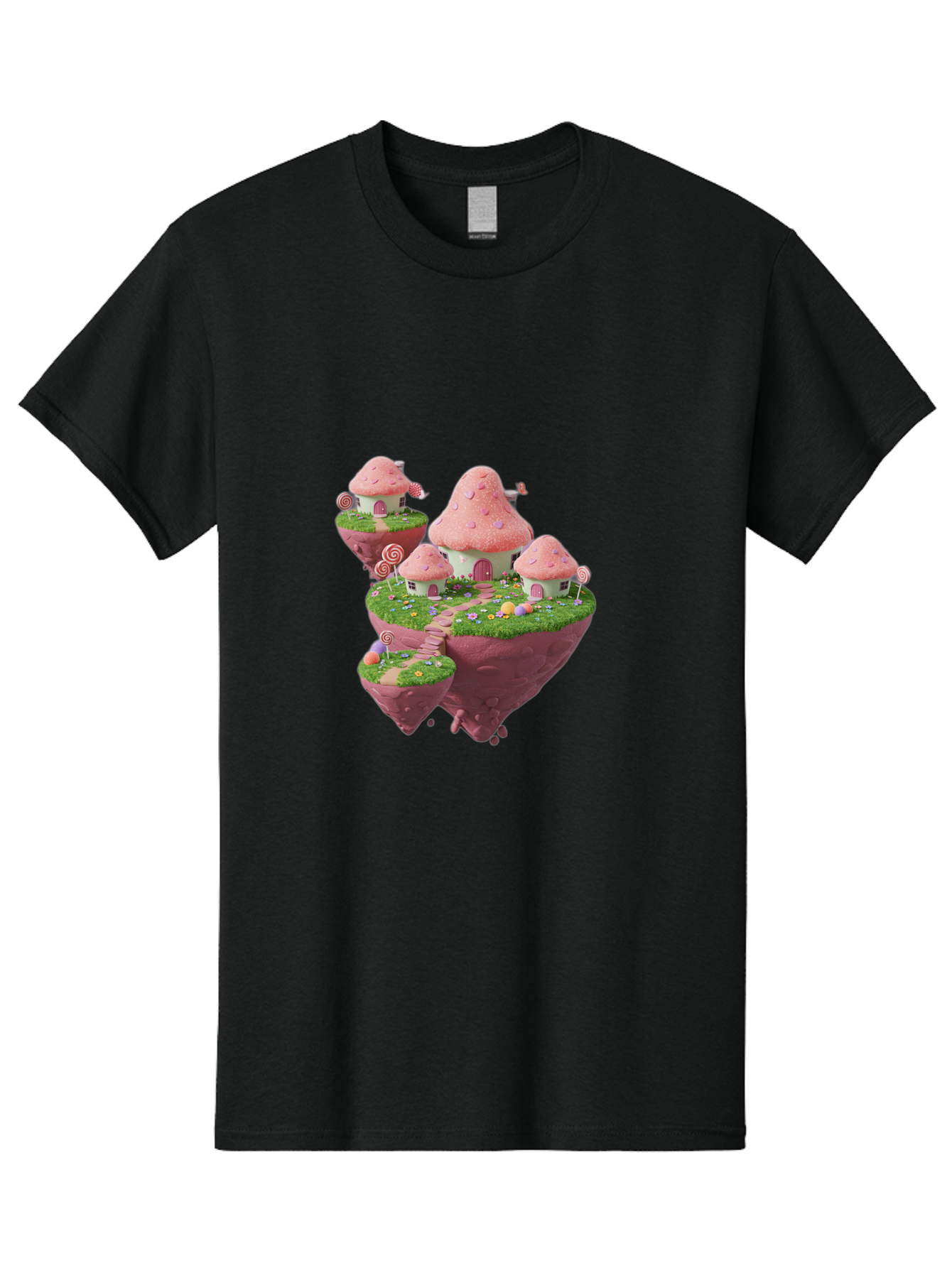 Candy-Land-Mushroom-Houses Men'S Graphic Tee, 100% Cotton, Comfortable Casual Summer Wear, Machine Washable, Vintage Camera, Old Camera, Antique Camera, Black Camera, Classic Photography, Photography Equipment, Nostalgic Device, Film Camera, Baj374