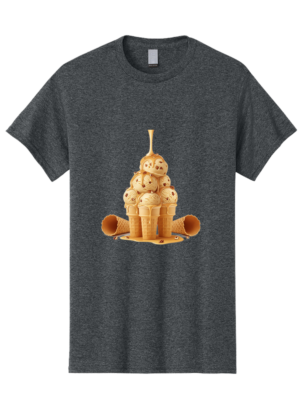 Caramel-Ice-Cream-Cones Men'S Graphic Tee, 100% Cotton, Comfortable Casual Summer Wear, Machine Washable, Vintage Camera, Old Camera, Antique Camera, Black Camera, Classic Photography, Photography Equipment, Nostalgic Device, Film Camera, Baj379