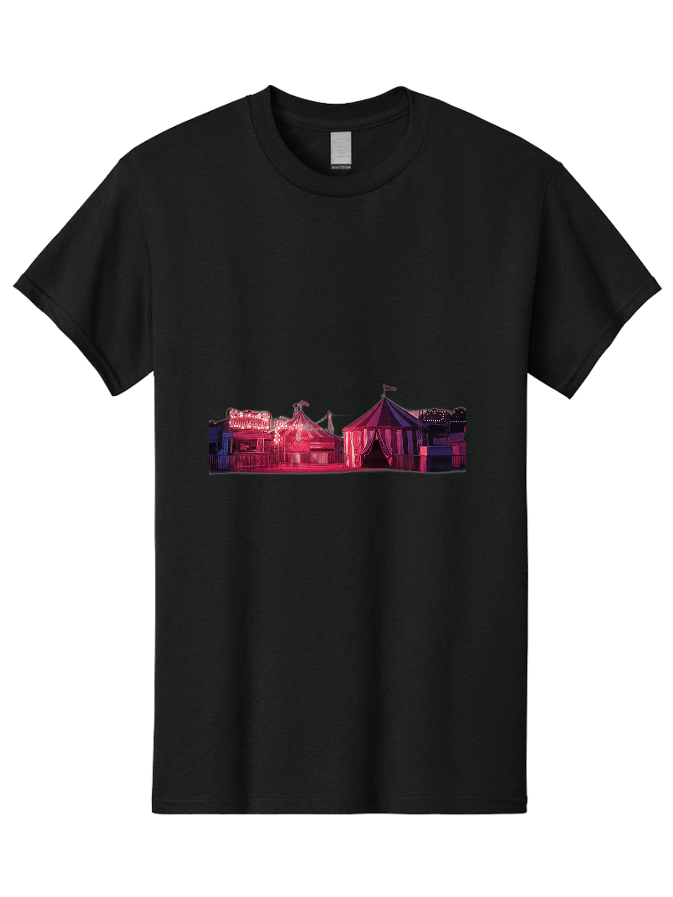 Carnival-Scene-2 Men'S Graphic Tee, 100% Cotton, Comfortable Casual Summer Wear, Machine Washable, Vintage Camera, Old Camera, Antique Camera, Black Camera, Classic Photography, Photography Equipment, Nostalgic Device, Film Camera, Camera Art Baj381