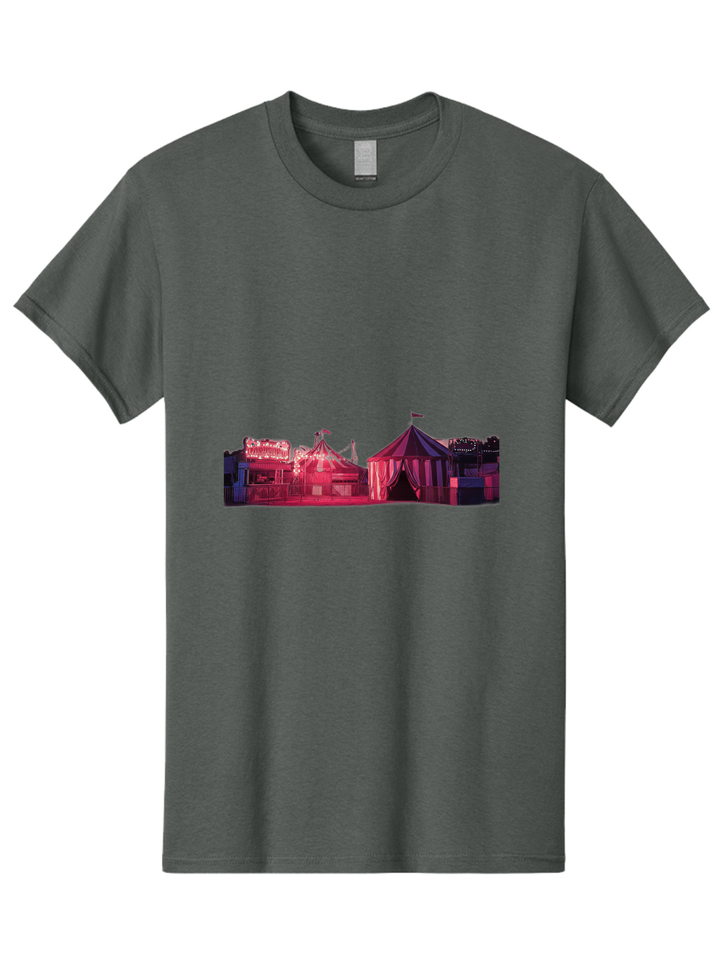 Carnival-Scene-2 Men'S Graphic Tee, 100% Cotton, Comfortable Casual Summer Wear, Machine Washable, Vintage Camera, Old Camera, Antique Camera, Black Camera, Classic Photography, Photography Equipment, Nostalgic Device, Film Camera, Camera Art Baj381