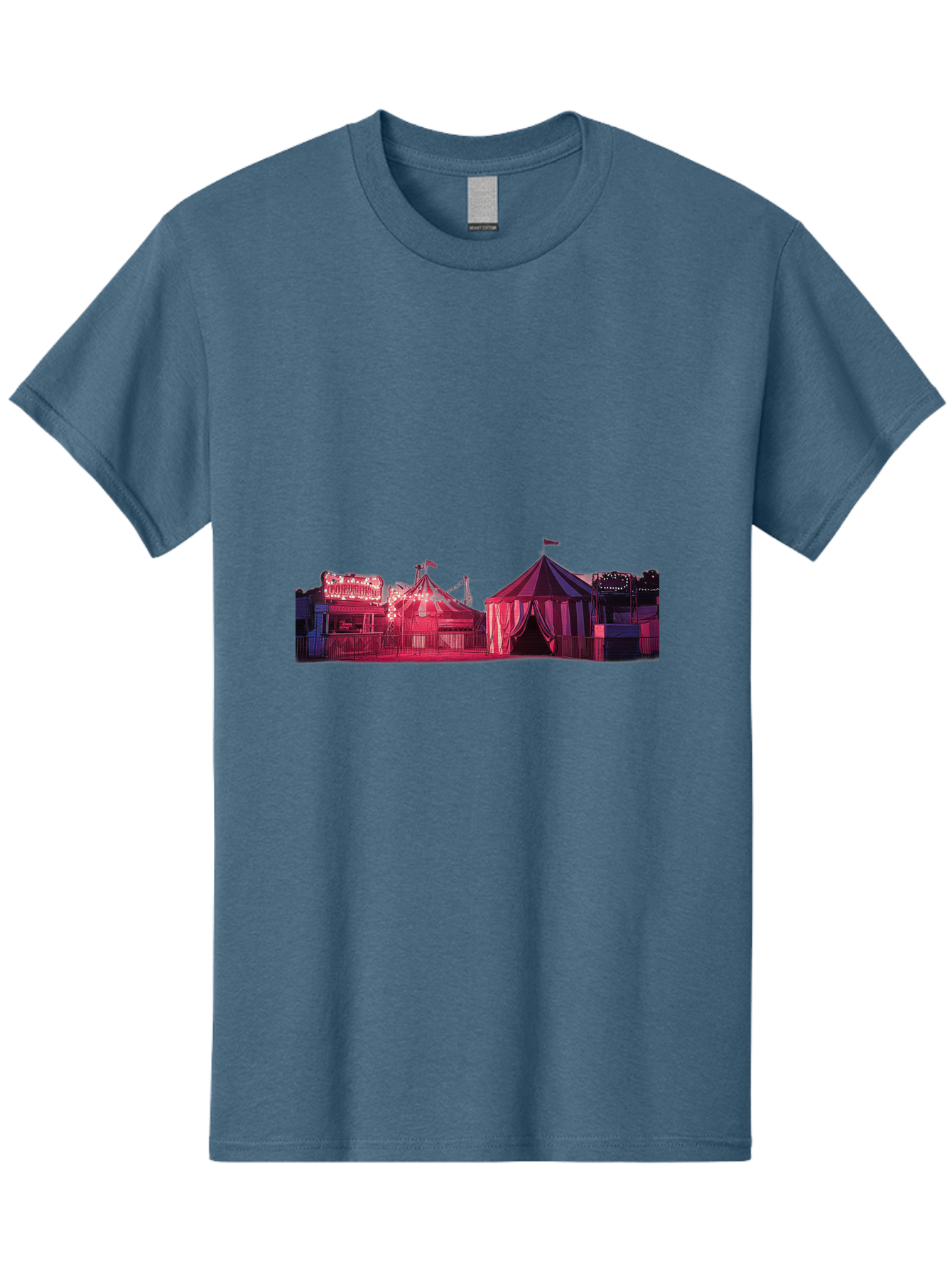 Carnival-Scene-2 Men'S Graphic Tee, 100% Cotton, Comfortable Casual Summer Wear, Machine Washable, Vintage Camera, Old Camera, Antique Camera, Black Camera, Classic Photography, Photography Equipment, Nostalgic Device, Film Camera, Camera Art Baj381