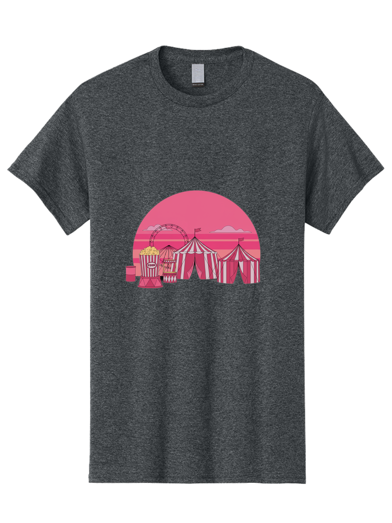 Carnival-Scene Men'S Graphic Tee, 100% Cotton, Comfortable Casual Summer Wear, Machine Washable, Vintage Camera, Old Camera, Antique Camera, Black Camera, Classic Photography, Photography Equipment, Nostalgic Device, Film Camera, Camera Art Baj382