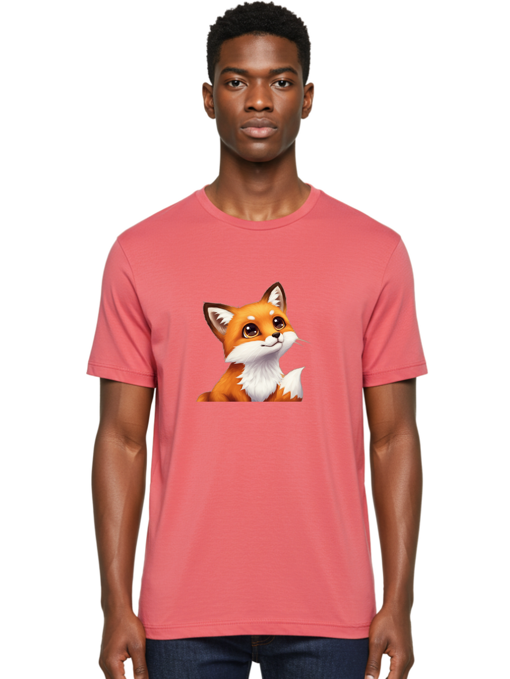 Cartoon-Fox-1 Men'S Graphic Tee, 100% Cotton, Comfortable Casual Summer Wear, Machine Washable, Vintage Camera, Old Camera, Antique Camera, Black Camera, Classic Photography, Photography Equipment, Nostalgic Device, Film Camera, Camera Art Baj383