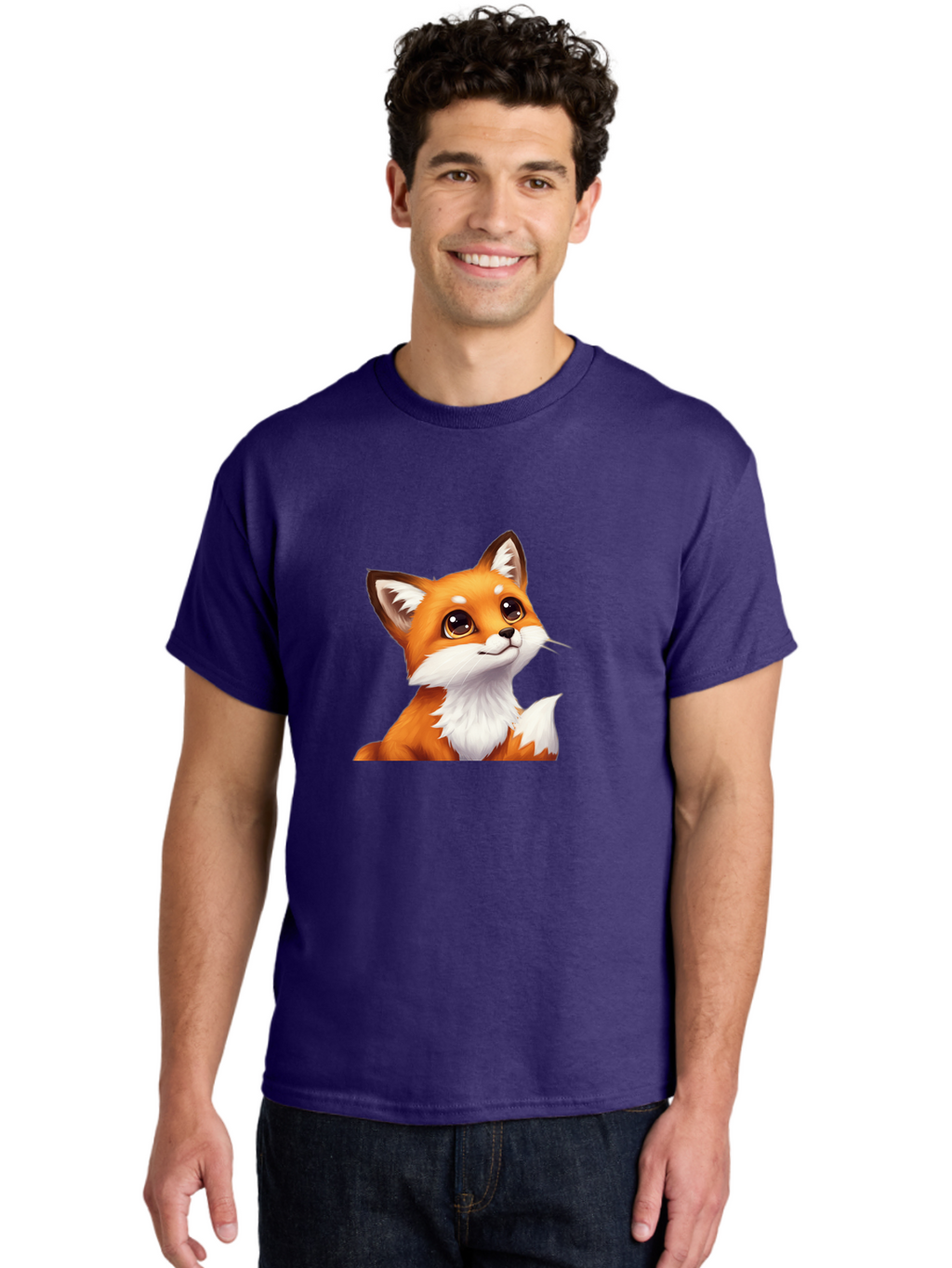 Cartoon-Fox-1 Men'S Graphic Tee, 100% Cotton, Comfortable Casual Summer Wear, Machine Washable, Vintage Camera, Old Camera, Antique Camera, Black Camera, Classic Photography, Photography Equipment, Nostalgic Device, Film Camera, Camera Art Baj383
