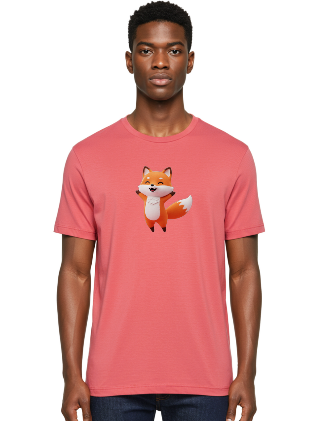 Cartoon-Fox-3 Men'S Graphic Tee, 100% Cotton, Comfortable Casual Summer Wear, Machine Washable, Vintage Camera, Old Camera, Antique Camera, Black Camera, Classic Photography, Photography Equipment, Nostalgic Device, Film Camera, Camera Art Baj385