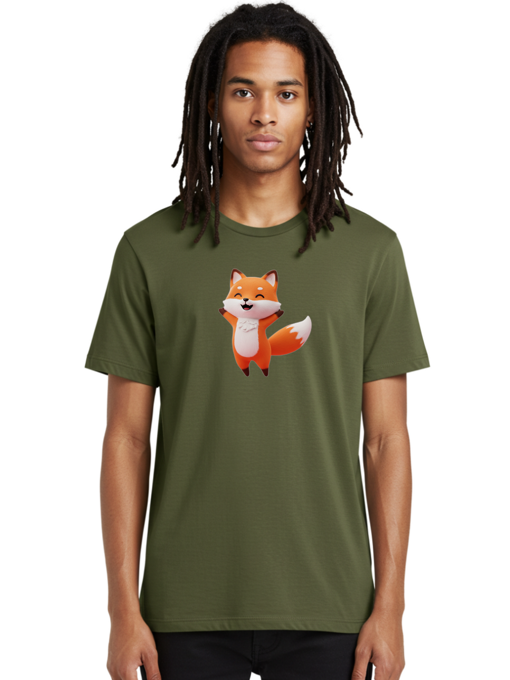 Cartoon-Fox-3 Men'S Graphic Tee, 100% Cotton, Comfortable Casual Summer Wear, Machine Washable, Vintage Camera, Old Camera, Antique Camera, Black Camera, Classic Photography, Photography Equipment, Nostalgic Device, Film Camera, Camera Art Baj385