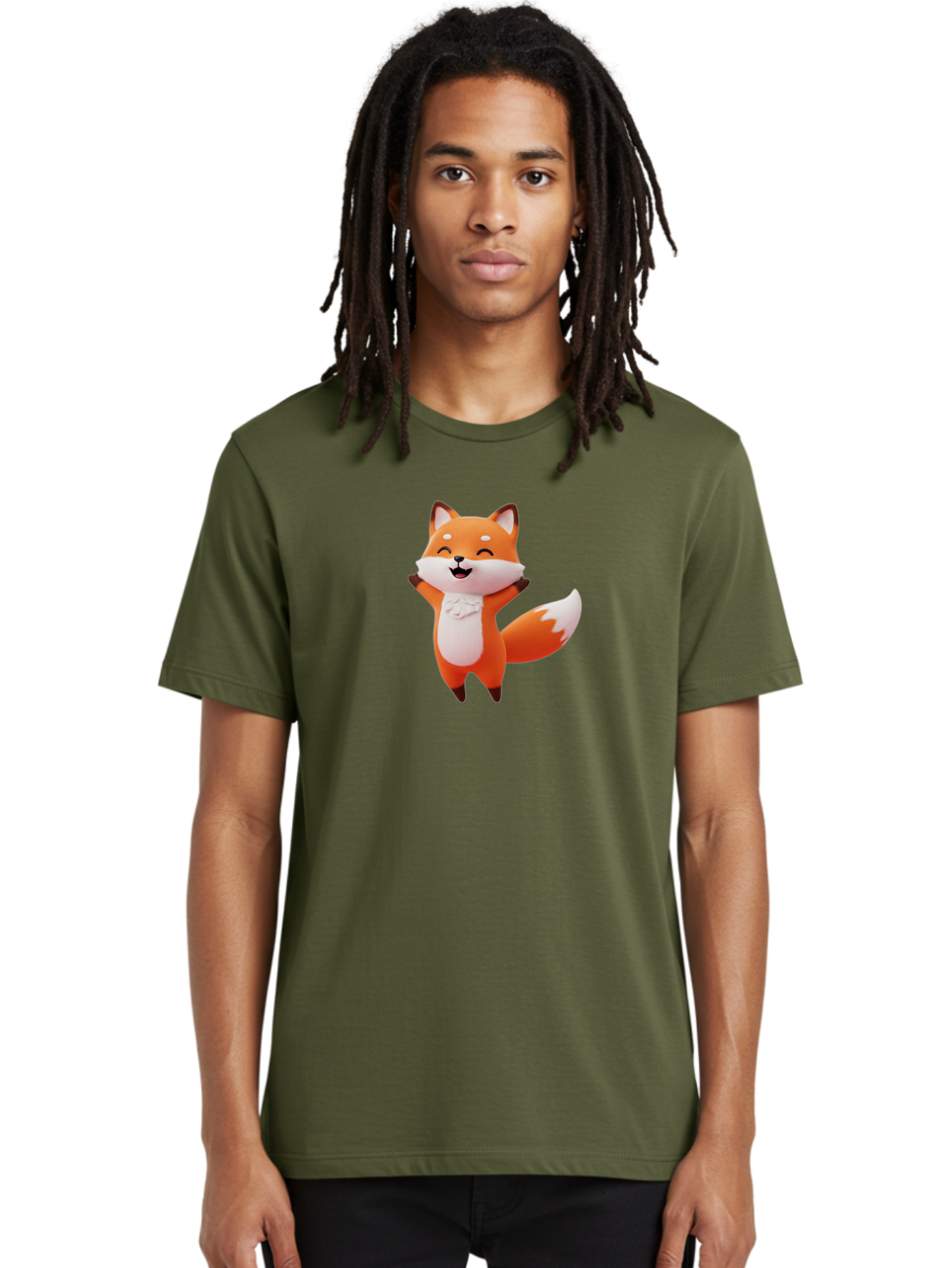 Cartoon-Fox-3 Men'S Graphic Tee, 100% Cotton, Comfortable Casual Summer Wear, Machine Washable, Vintage Camera, Old Camera, Antique Camera, Black Camera, Classic Photography, Photography Equipment, Nostalgic Device, Film Camera, Camera Art Baj385