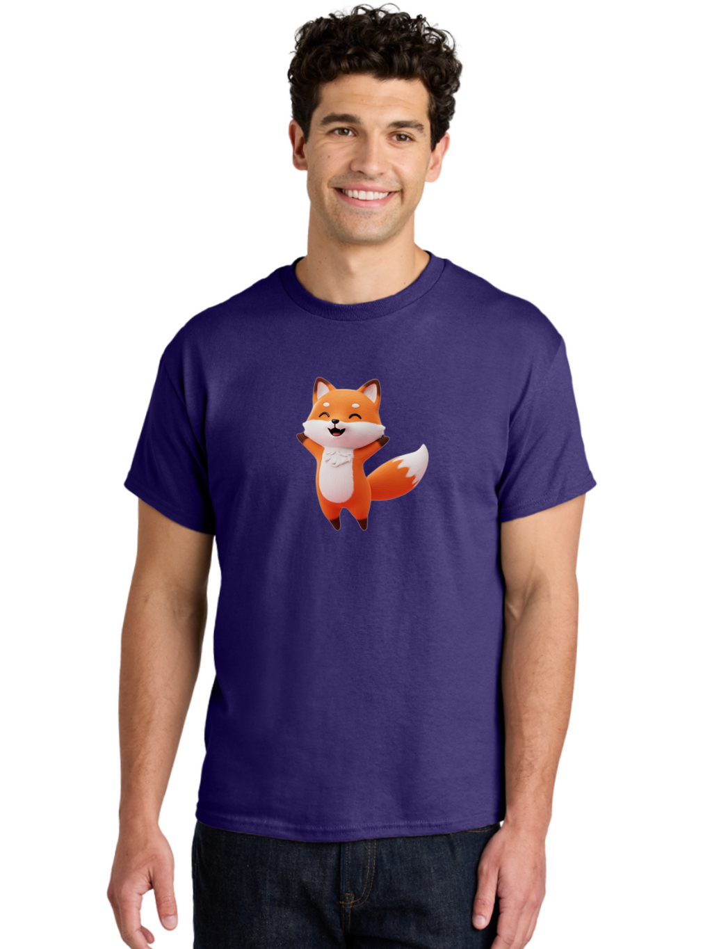 Cartoon-Fox-3 Men'S Graphic Tee, 100% Cotton, Comfortable Casual Summer Wear, Machine Washable, Vintage Camera, Old Camera, Antique Camera, Black Camera, Classic Photography, Photography Equipment, Nostalgic Device, Film Camera, Camera Art Baj385