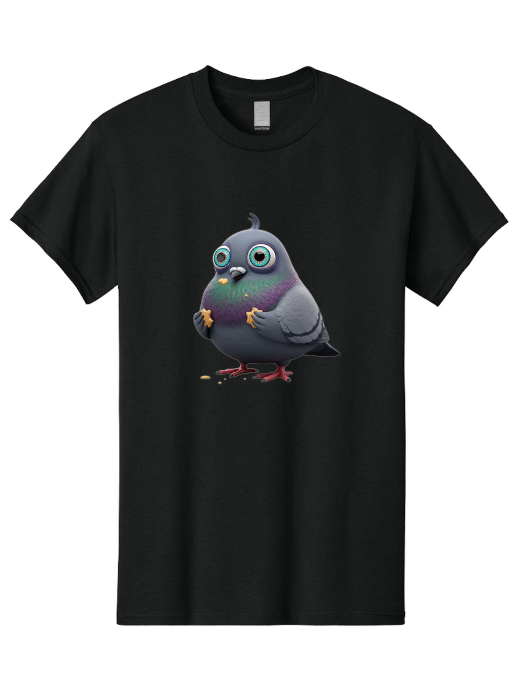 Cartoon-Pigeon Men'S Graphic Tee, 100% Cotton, Comfortable Casual Summer Wear, Machine Washable, Vintage Camera, Old Camera, Antique Camera, Black Camera, Classic Photography, Photography Equipment, Nostalgic Device, Film Camera, Camera Art Baj387