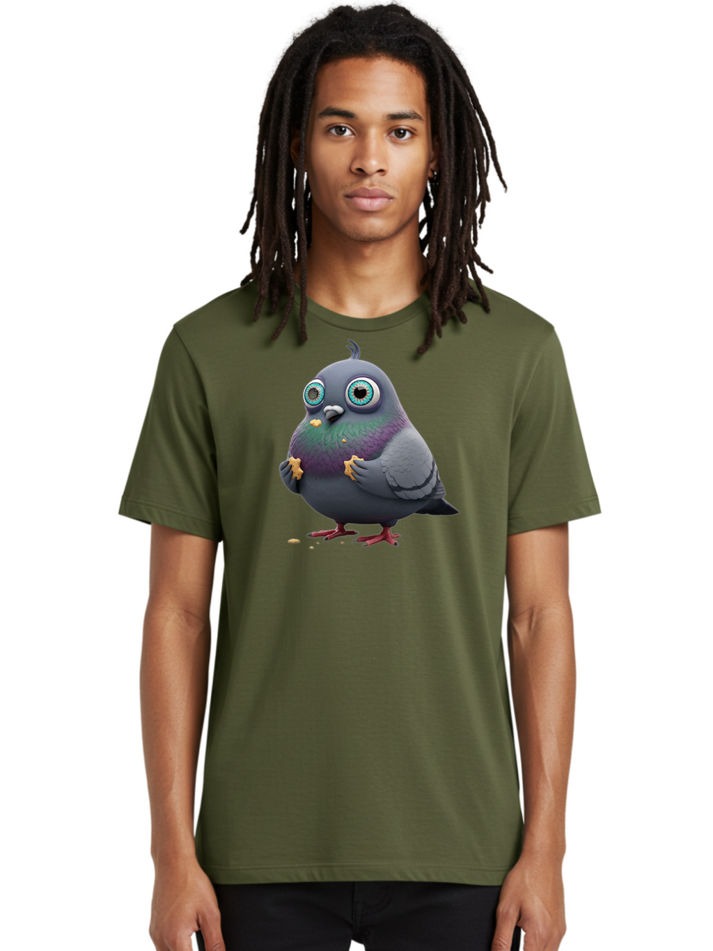 Cartoon-Pigeon Men'S Graphic Tee, 100% Cotton, Comfortable Casual Summer Wear, Machine Washable, Vintage Camera, Old Camera, Antique Camera, Black Camera, Classic Photography, Photography Equipment, Nostalgic Device, Film Camera, Camera Art Baj387