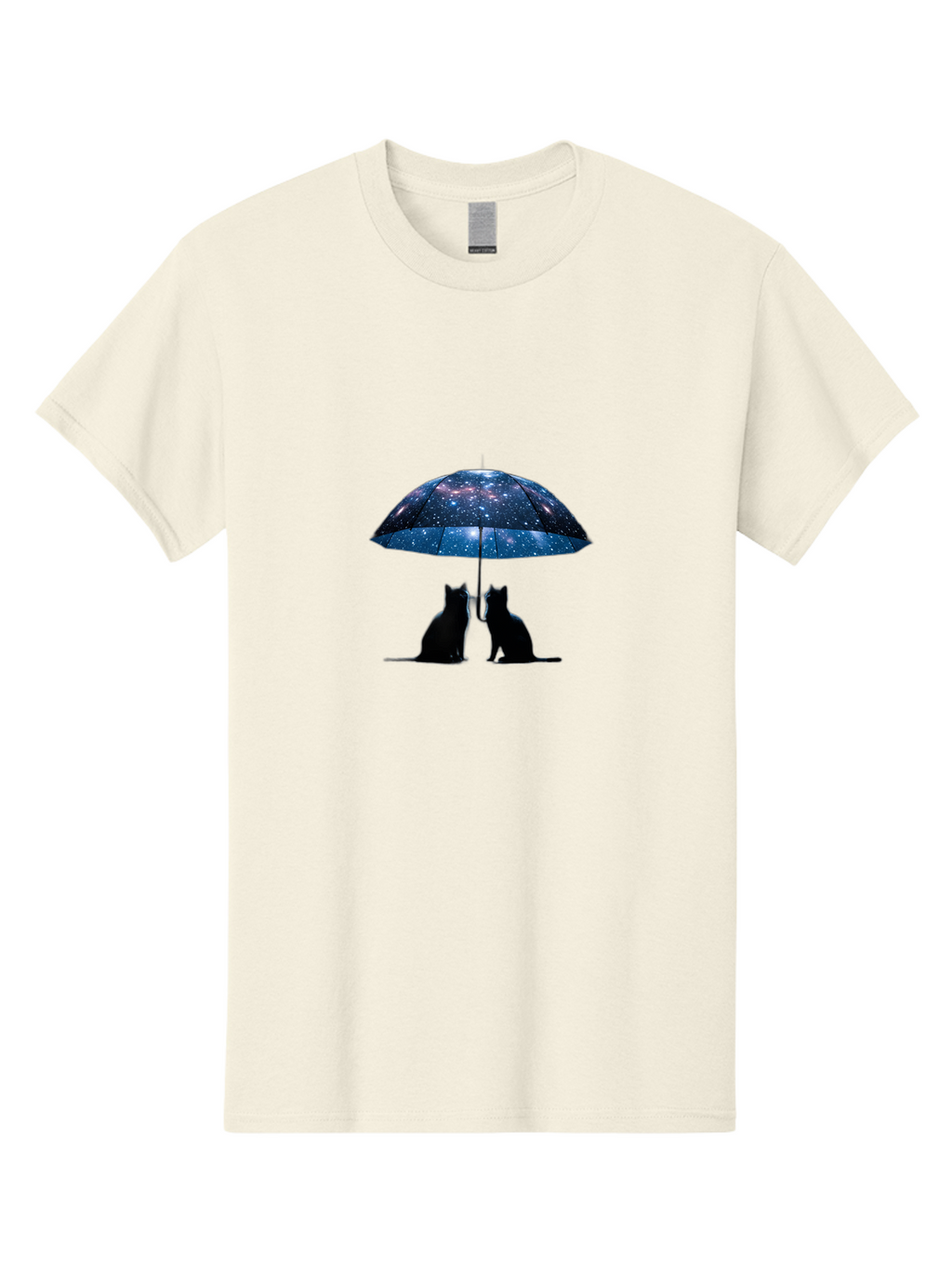 Cats-Under-Galaxy-Umbrella Men'S Graphic Tee, 100% Cotton, Comfortable Casual Summer Wear, Machine Washable, Vintage Camera, Old Camera, Antique Camera, Black Camera, Classic Photography, Photography Equipment, Nostalgic Device, Film Camera, Baj389