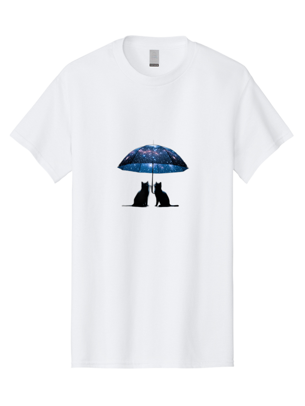 Cats-Under-Galaxy-Umbrella Men'S Graphic Tee, 100% Cotton, Comfortable Casual Summer Wear, Machine Washable, Vintage Camera, Old Camera, Antique Camera, Black Camera, Classic Photography, Photography Equipment, Nostalgic Device, Film Camera, Baj389