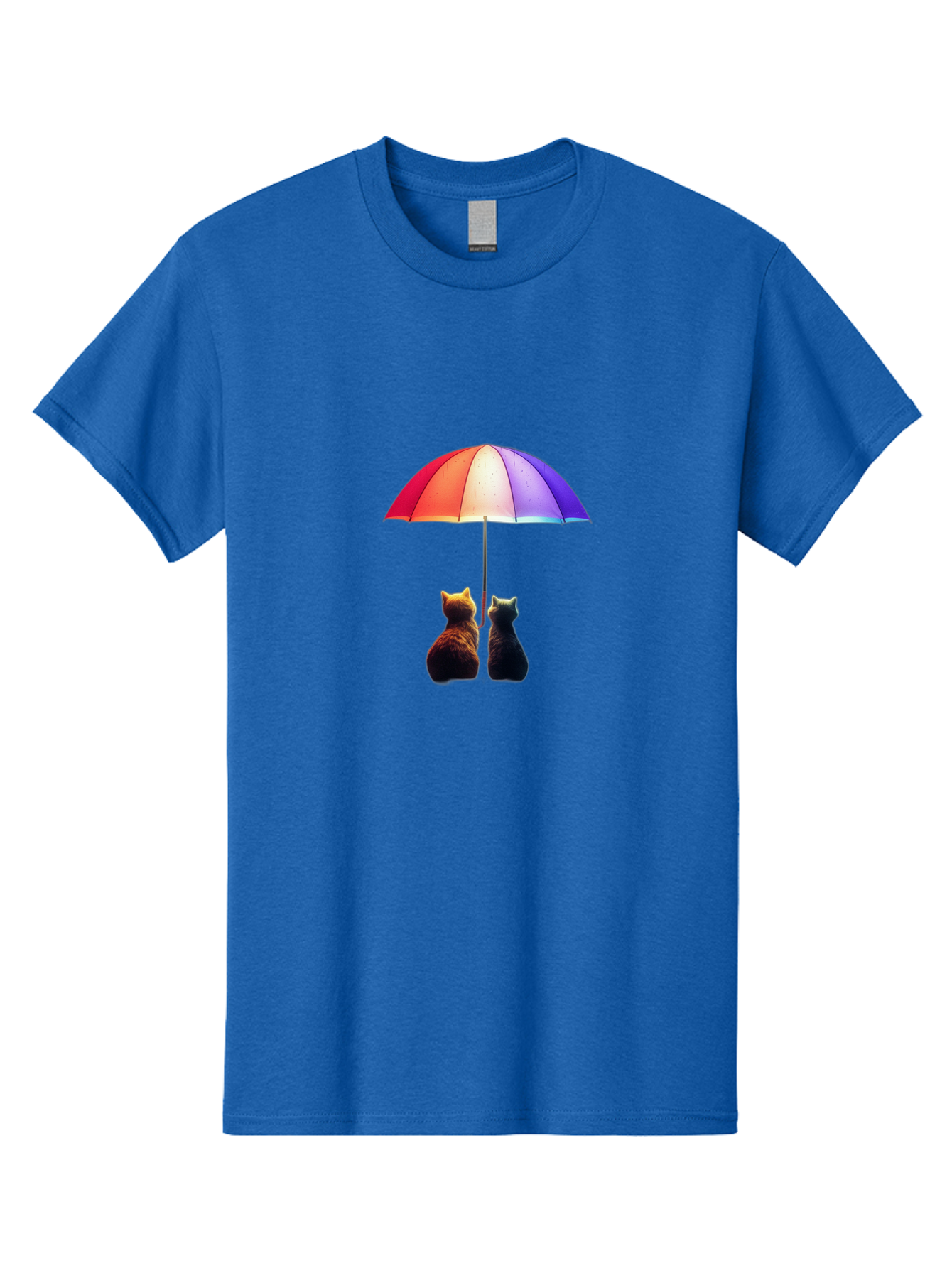 Cats-Under-Umbrella-1 Men'S Graphic Tee, 100% Cotton, Comfortable Casual Summer Wear, Machine Washable, Vintage Camera, Old Camera, Antique Camera, Black Camera, Classic Photography, Photography Equipment, Nostalgic Device, Film Camera, Baj390
