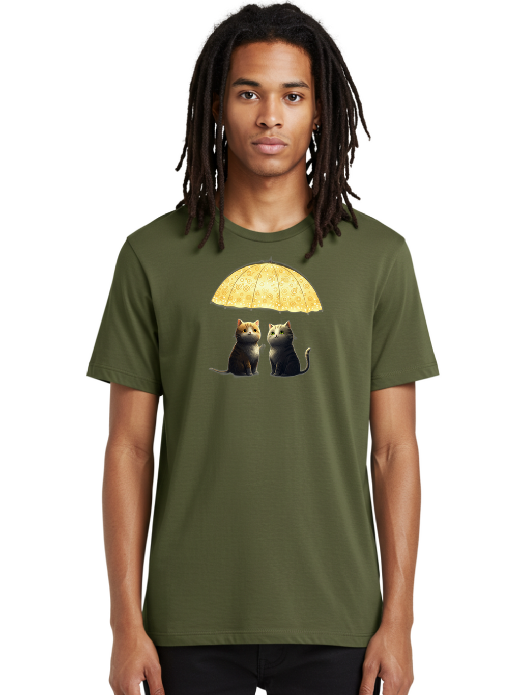 Cats-Under-Umbrella Men'S Graphic Tee, 100% Cotton, Comfortable Casual Summer Wear, Machine Washable, Vintage Camera, Old Camera, Antique Camera, Black Camera, Classic Photography, Photography Equipment, Nostalgic Device, Film Camera, Baj391