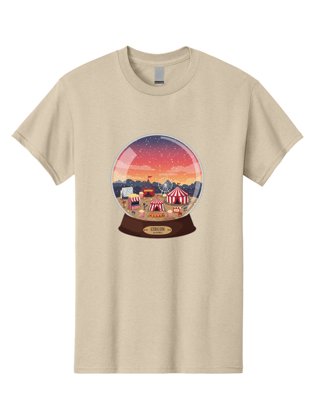 Circon-Snowglobe Men'S Graphic Tee, 100% Cotton, Comfortable Casual Summer Wear, Machine Washable, Vintage Camera, Old Camera, Antique Camera, Black Camera, Classic Photography, Photography Equipment, Nostalgic Device, Film Camera, Camera Art Baj396