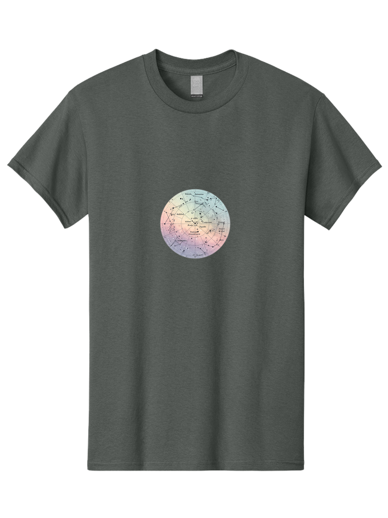 Circumpolar-Star-Chart Men'S Graphic Tee, 100% Cotton, Comfortable Casual Summer Wear, Machine Washable, Vintage Camera, Old Camera, Antique Camera, Black Camera, Classic Photography, Photography Equipment, Nostalgic Device, Film Camera, Baj397
