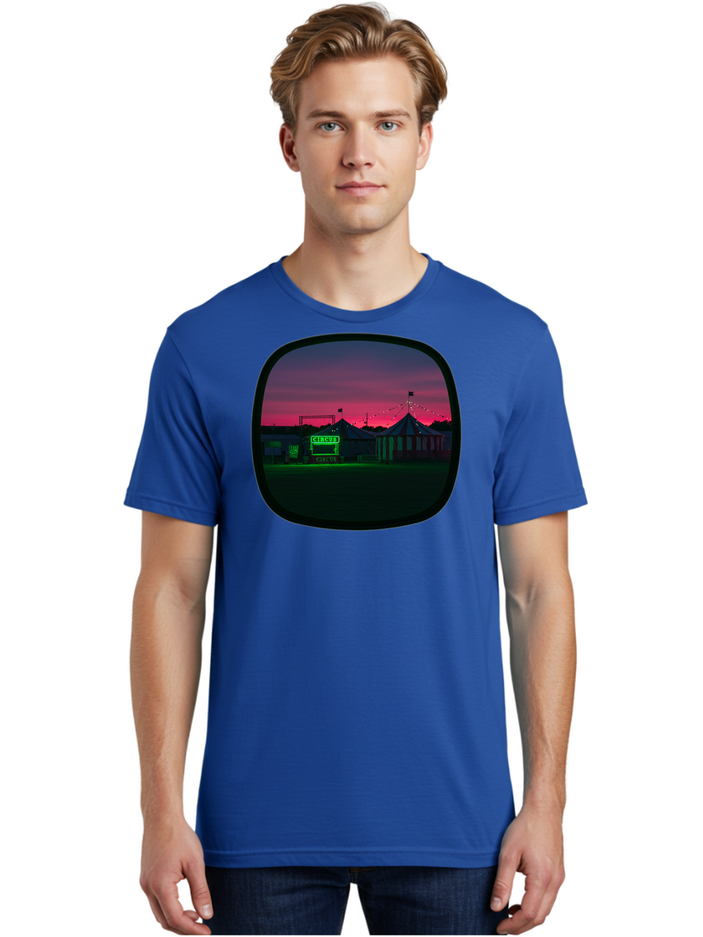 Circus-1 Men'S Graphic Tee, 100% Cotton, Comfortable Casual Summer Wear, Machine Washable, Vintage Camera, Old Camera, Antique Camera, Black Camera, Classic Photography, Photography Equipment, Nostalgic Device, Film Camera, Camera Art Baj398