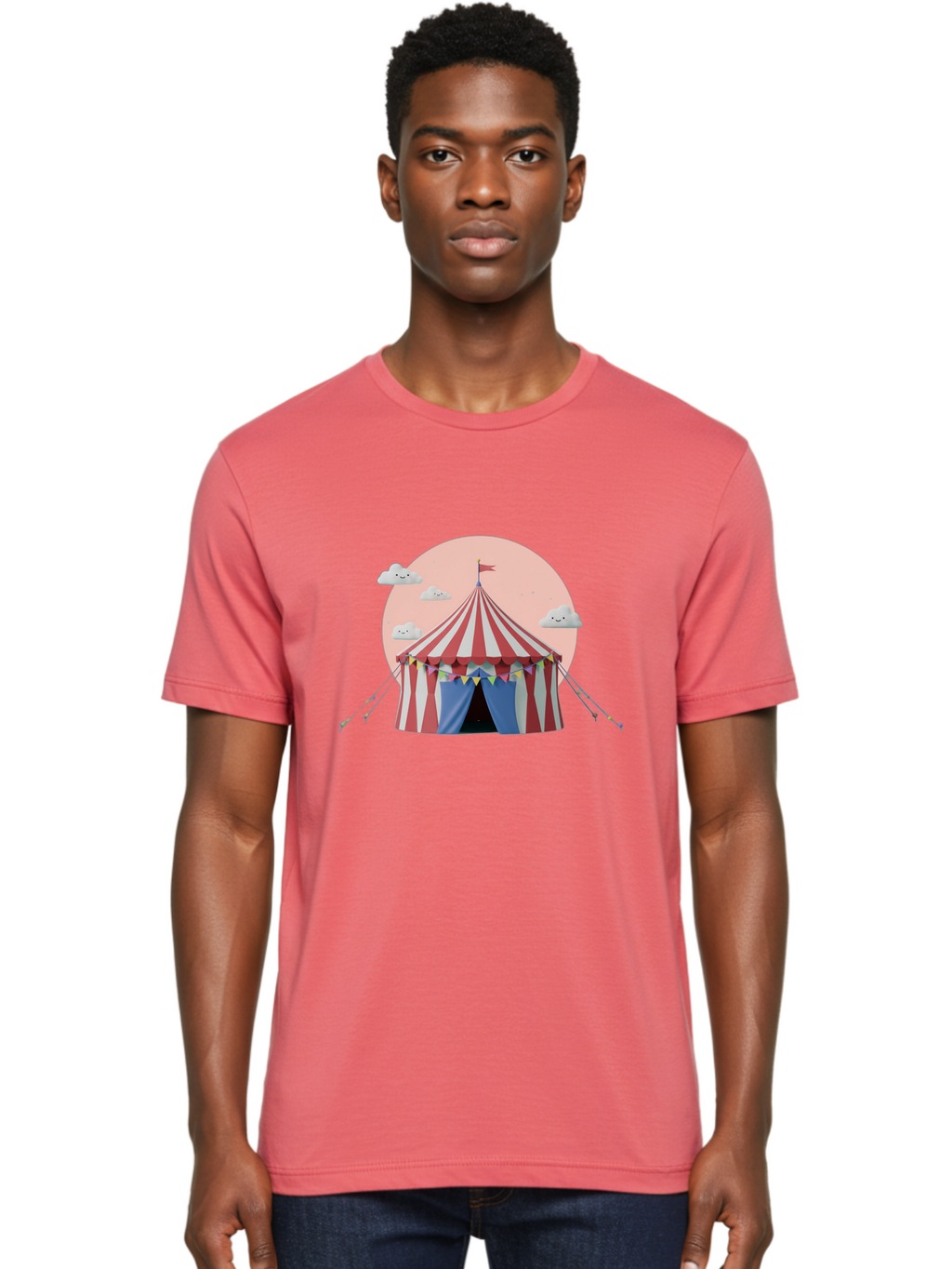 Circus-Tent-3 Men'S Graphic Tee, 100% Cotton, Comfortable Casual Summer Wear, Machine Washable, Vintage Camera, Old Camera, Antique Camera, Black Camera, Classic Photography, Photography Equipment, Nostalgic Device, Film Camera, Camera Art Baj401