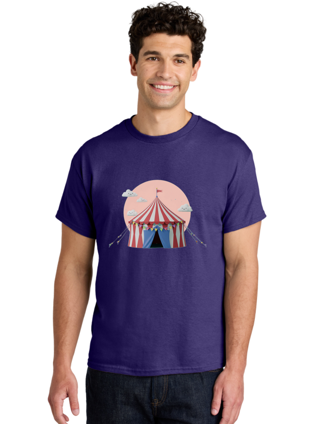 Circus-Tent-3 Men'S Graphic Tee, 100% Cotton, Comfortable Casual Summer Wear, Machine Washable, Vintage Camera, Old Camera, Antique Camera, Black Camera, Classic Photography, Photography Equipment, Nostalgic Device, Film Camera, Camera Art Baj401