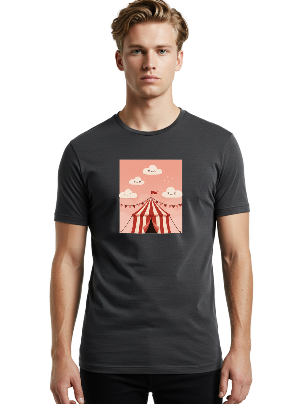 Circus-Tent-4 Men'S Graphic Tee, 100% Cotton, Comfortable Casual Summer Wear, Machine Washable, Vintage Camera, Old Camera, Antique Camera, Black Camera, Classic Photography, Photography Equipment, Nostalgic Device, Film Camera, Camera Art Baj402