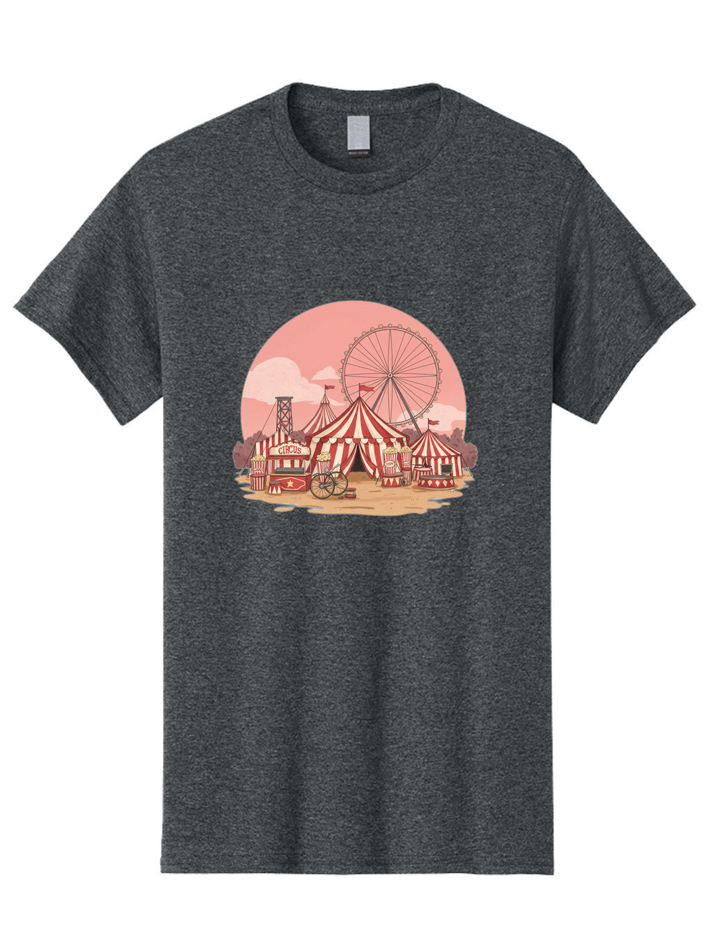 Circus Men'S Graphic Tee, 100% Cotton, Comfortable Casual Summer Wear, Machine Washable, Vintage Camera, Old Camera, Antique Camera, Black Camera, Classic Photography, Photography Equipment, Nostalgic Device, Film Camera, Camera Art Baj405