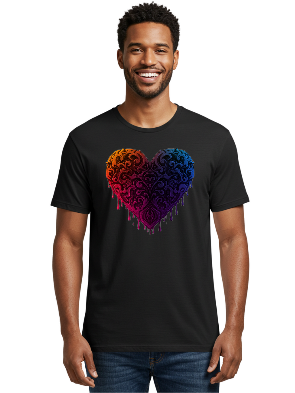Colorful-Heart Men'S Graphic Tee, 100% Cotton, Comfortable Casual Summer Wear, Machine Washable, Vintage Camera, Old Camera, Antique Camera, Black Camera, Classic Photography, Photography Equipment, Nostalgic Device, Film Camera, Camera Art Baj412