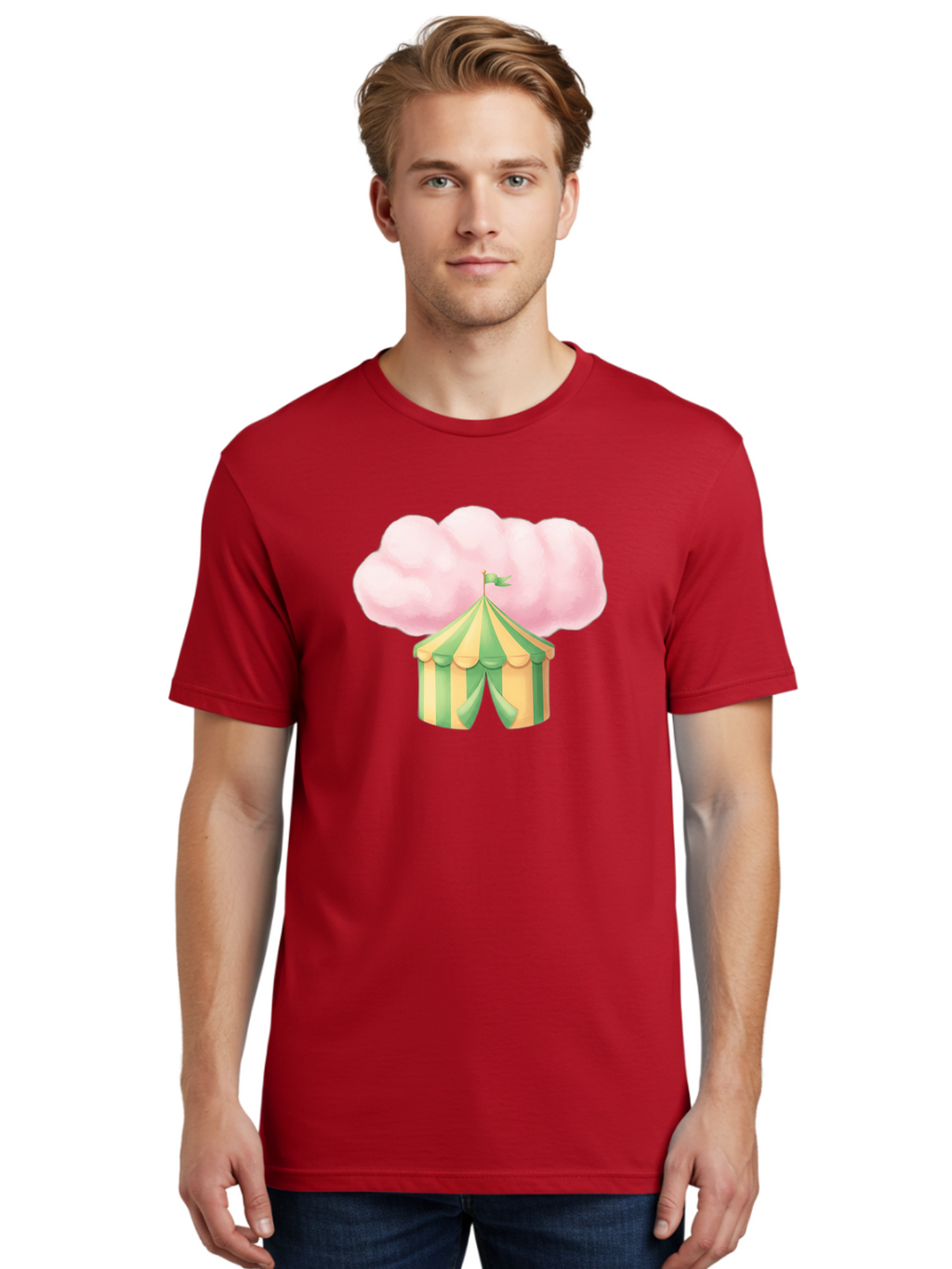 Cotton-Candy-Tent Men'S Graphic Tee, 100% Cotton, Comfortable Casual Summer Wear, Machine Washable, Vintage Camera, Old Camera, Antique Camera, Black Camera, Classic Photography, Photography Equipment, Nostalgic Device, Film Camera, Camera Art Baj416