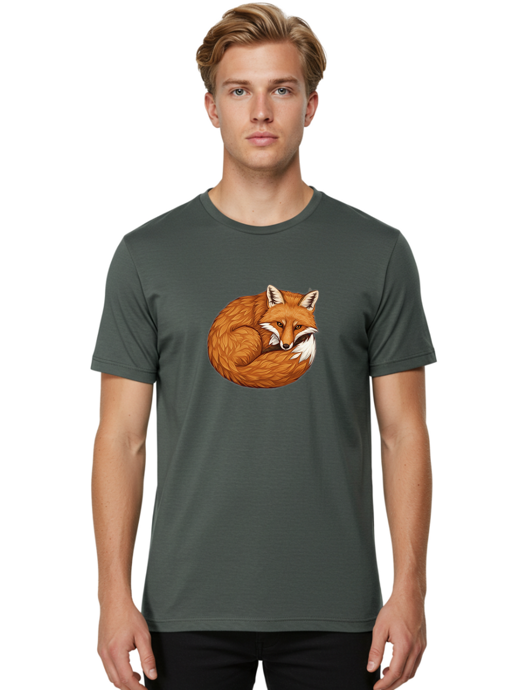Curled-Fox Men'S Graphic Tee, 100% Cotton, Comfortable Casual Summer Wear, Machine Washable, Vintage Camera, Old Camera, Antique Camera, Black Camera, Classic Photography, Photography Equipment, Nostalgic Device, Film Camera, Camera Art Baj426
