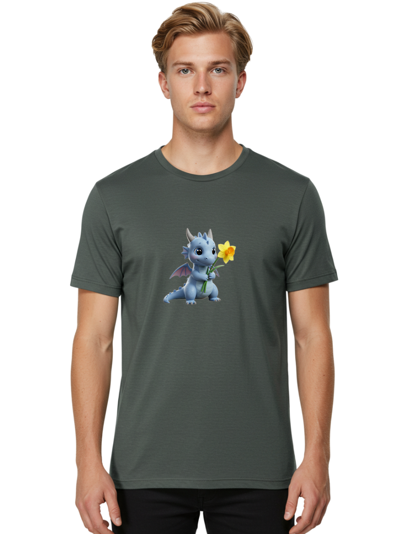 Cute-Cartoon-Baby-Dragon Men'S Graphic Tee, 100% Cotton, Comfortable Casual Summer Wear, Machine Washable, Vintage Camera, Old Camera, Antique Camera, Black Camera, Classic Photography, Photography Equipment, Nostalgic Device, Film Camera, Baj427