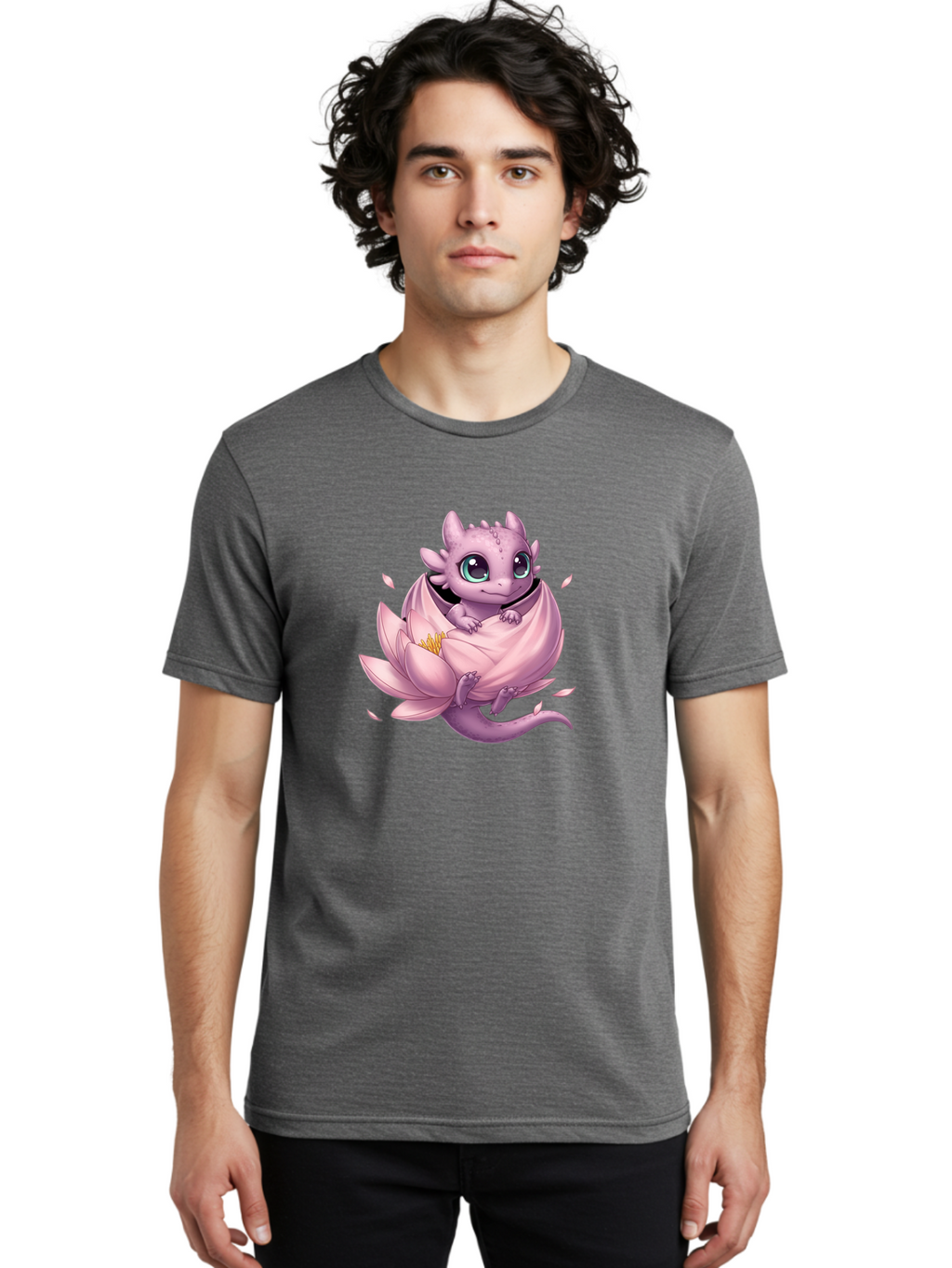 Dragon-In-Lotus Men'S Graphic Tee, 100% Cotton, Comfortable Casual Summer Wear, Machine Washable, Vintage Camera, Old Camera, Antique Camera, Black Camera, Classic Photography, Photography Equipment, Nostalgic Device, Film Camera, Camera Art Baj440