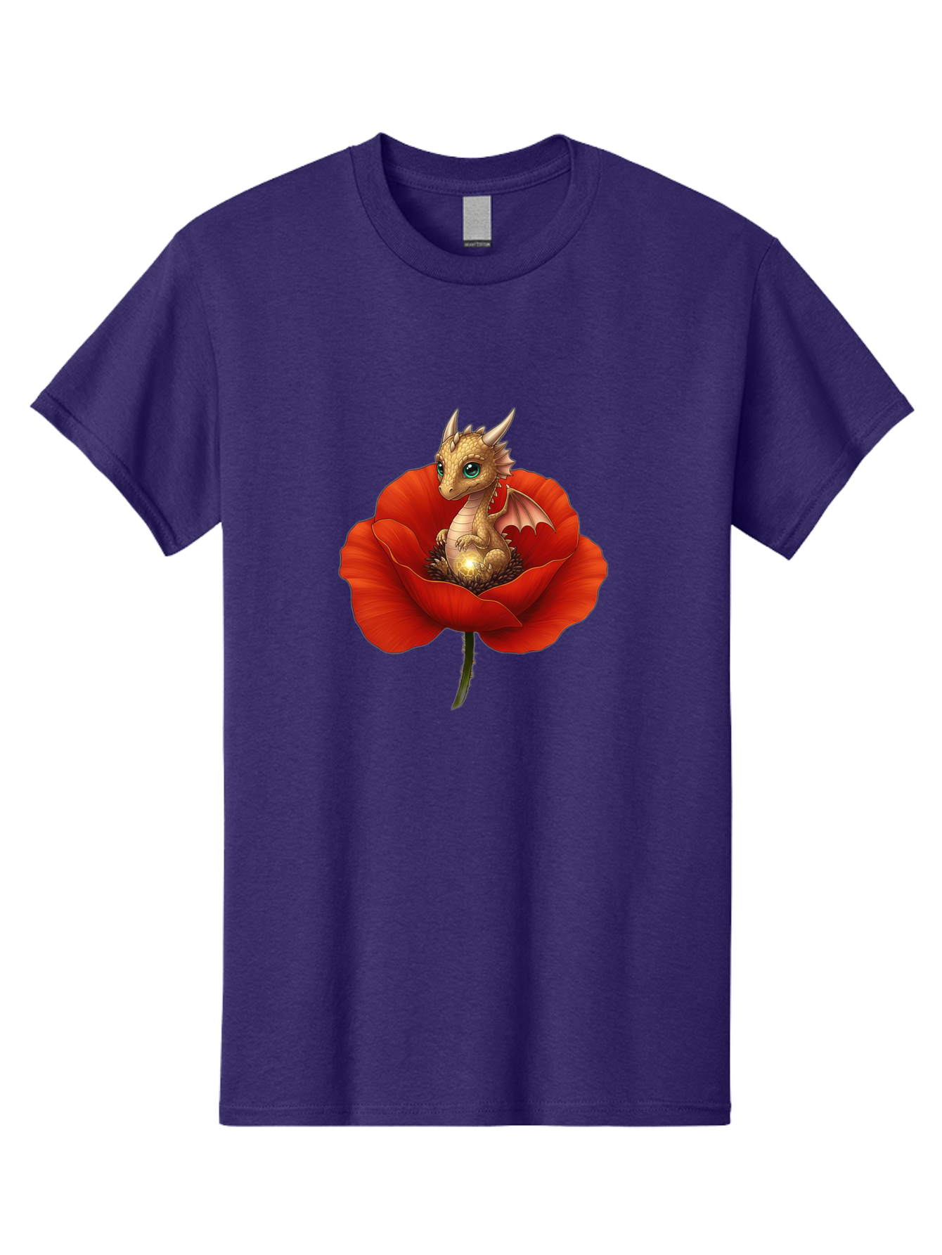 Dragon-In-Poppy-3 Men'S Graphic Tee, 100% Cotton, Comfortable Casual Summer Wear, Machine Washable, Vintage Camera, Old Camera, Antique Camera, Black Camera, Classic Photography, Photography Equipment, Nostalgic Device, Film Camera, Camera Art Baj443