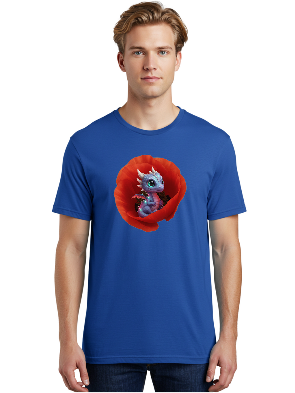 Dragon-In-Red-Flower Men'S Graphic Tee, 100% Cotton, Comfortable Casual Summer Wear, Machine Washable, Vintage Camera, Old Camera, Antique Camera, Black Camera, Classic Photography, Photography Equipment, Nostalgic Device, Film Camera, Baj445