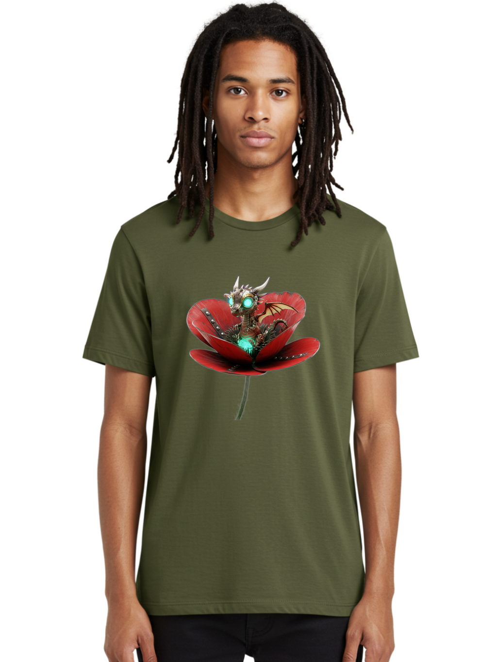 Dragon-In-Red-Tulip Men'S Graphic Tee, 100% Cotton, Comfortable Casual Summer Wear, Machine Washable, Vintage Camera, Old Camera, Antique Camera, Black Camera, Classic Photography, Photography Equipment, Nostalgic Device, Film Camera, Baj447
