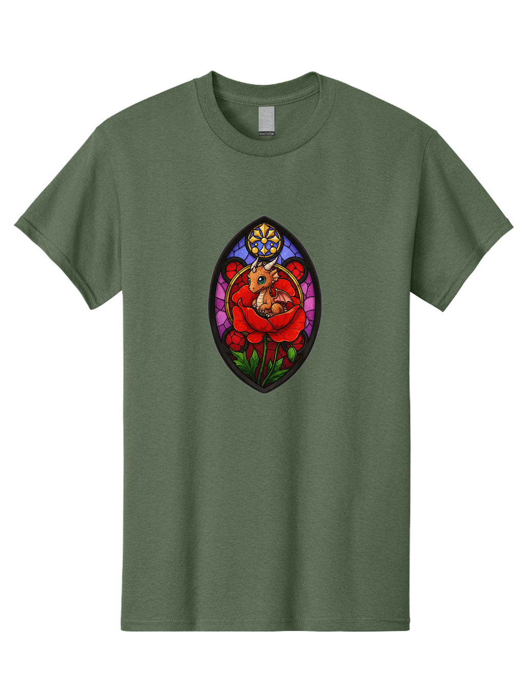 Dragon-In-Rose-2 Men'S Graphic Tee, 100% Cotton, Comfortable Casual Summer Wear, Machine Washable, Vintage Camera, Old Camera, Antique Camera, Black Camera, Classic Photography, Photography Equipment, Nostalgic Device, Film Camera, Camera Art Baj449