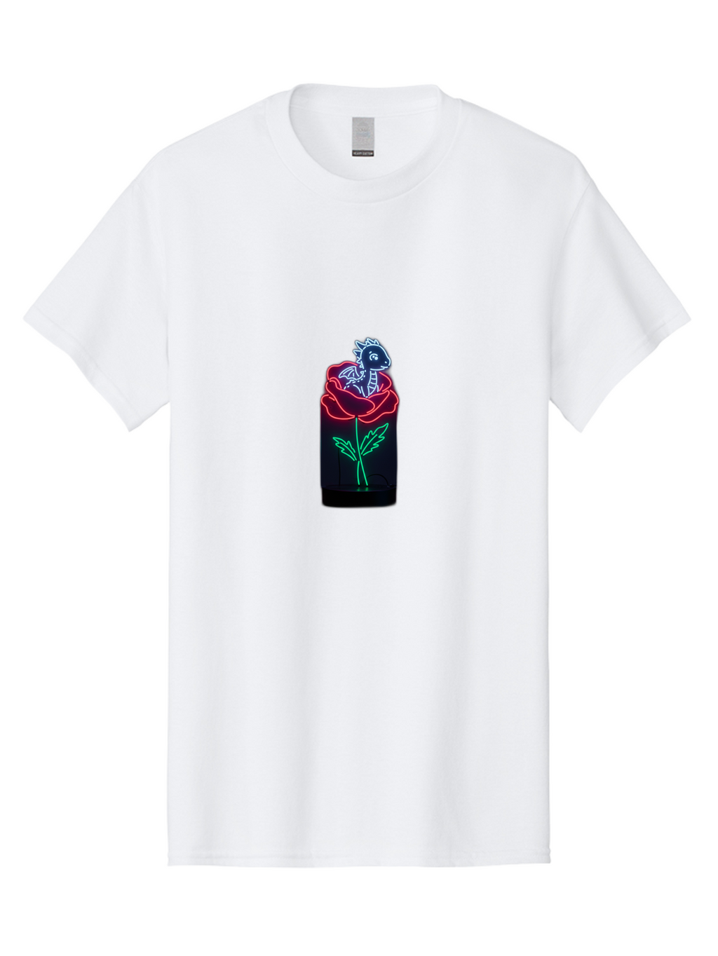 Dragon-In-Rose-3 Men'S Graphic Tee, 100% Cotton, Comfortable Casual Summer Wear, Machine Washable, Vintage Camera, Old Camera, Antique Camera, Black Camera, Classic Photography, Photography Equipment, Nostalgic Device, Film Camera, Camera Art Baj450