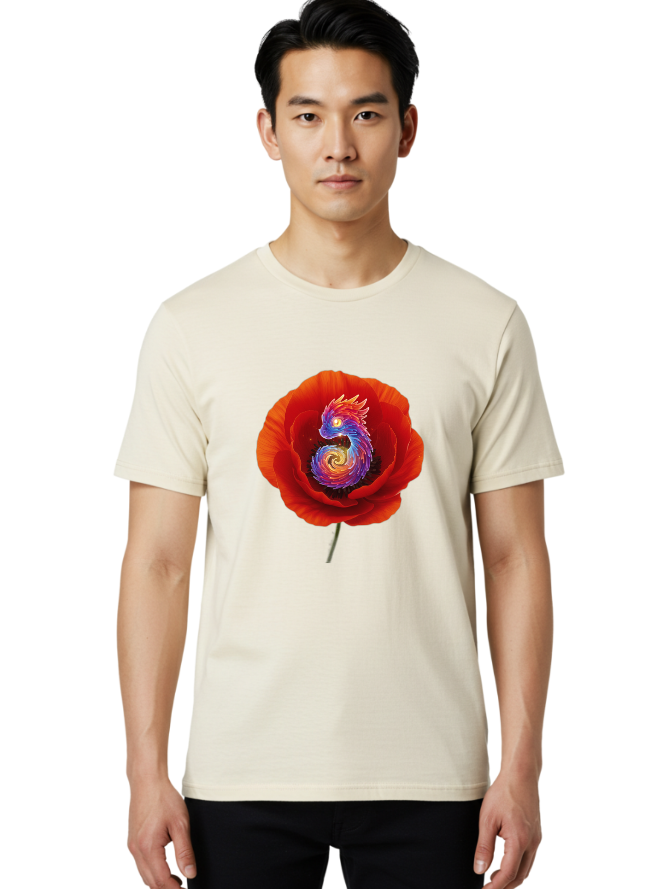 Dragon-In-Rose Men'S Graphic Tee, 100% Cotton, Comfortable Casual Summer Wear, Machine Washable, Vintage Camera, Old Camera, Antique Camera, Black Camera, Classic Photography, Photography Equipment, Nostalgic Device, Film Camera, Camera Art Baj451