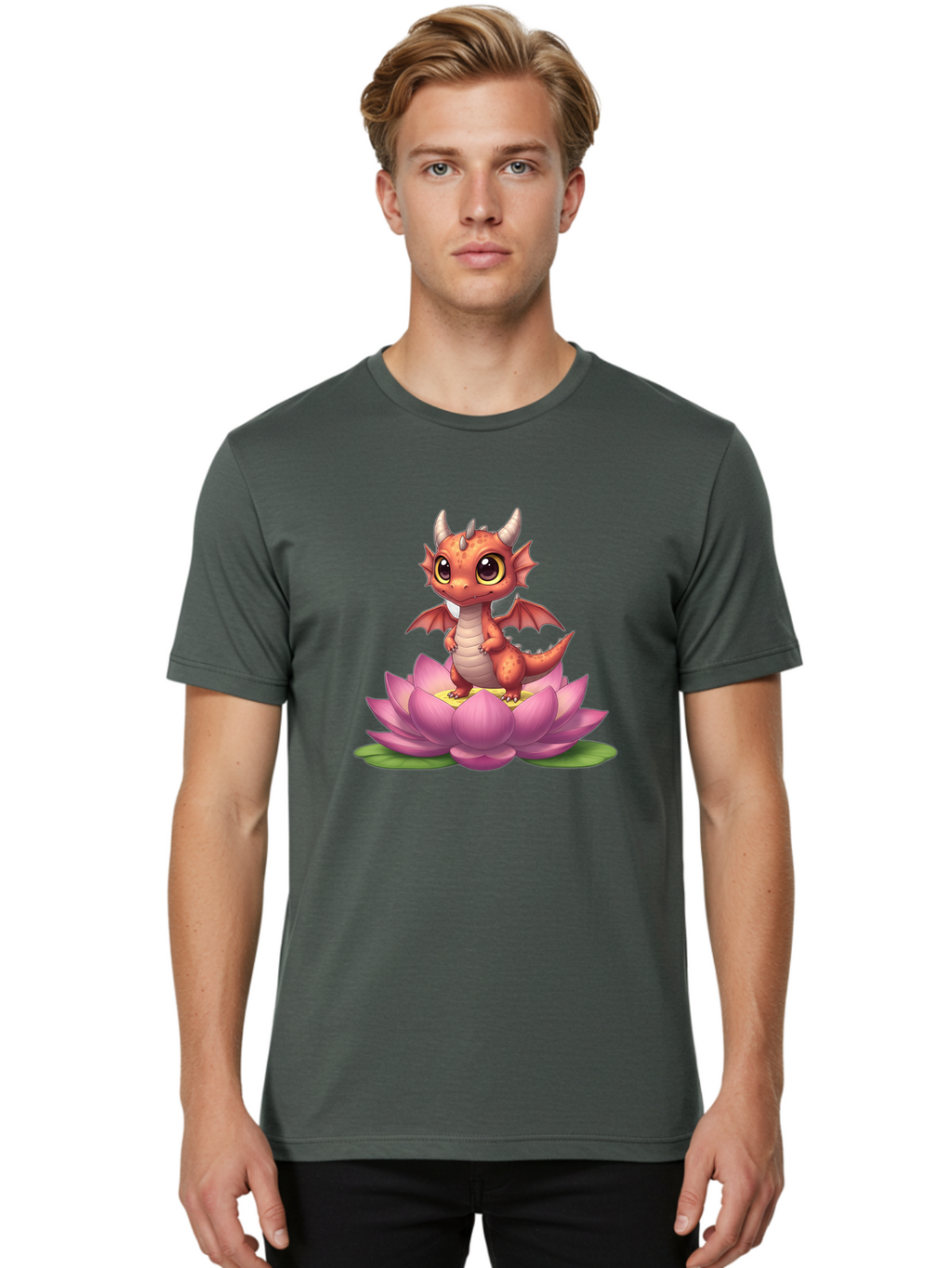 Dragon-On-Lotus Men'S Graphic Tee, 100% Cotton, Comfortable Casual Summer Wear, Machine Washable, Vintage Camera, Old Camera, Antique Camera, Black Camera, Classic Photography, Photography Equipment, Nostalgic Device, Film Camera, Camera Art Baj456