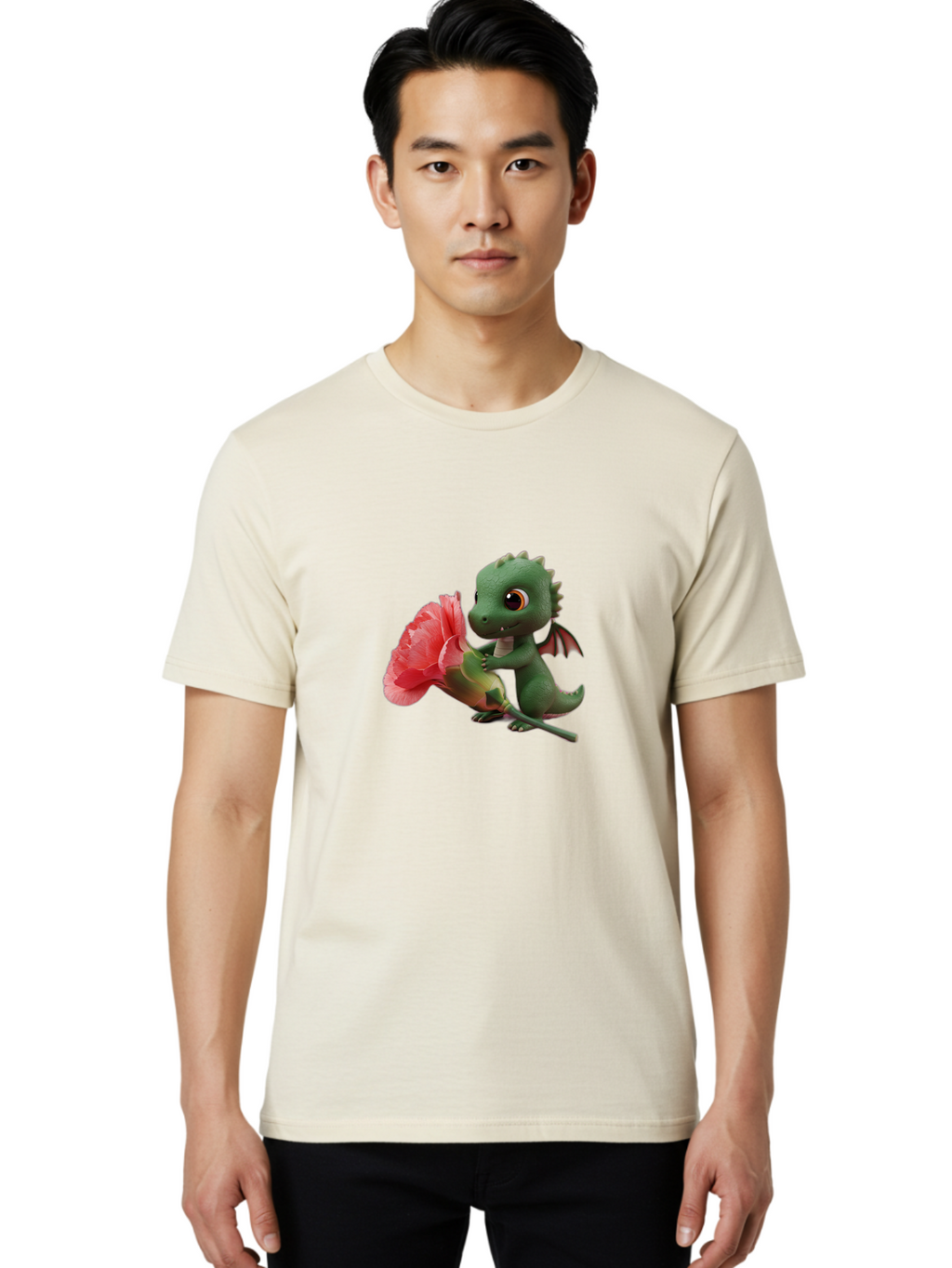 Dragon-With-Flower Men'S Graphic Tee, 100% Cotton, Comfortable Casual Summer Wear, Machine Washable, Vintage Camera, Old Camera, Antique Camera, Black Camera, Classic Photography, Photography Equipment, Nostalgic Device, Film Camera, Baj457