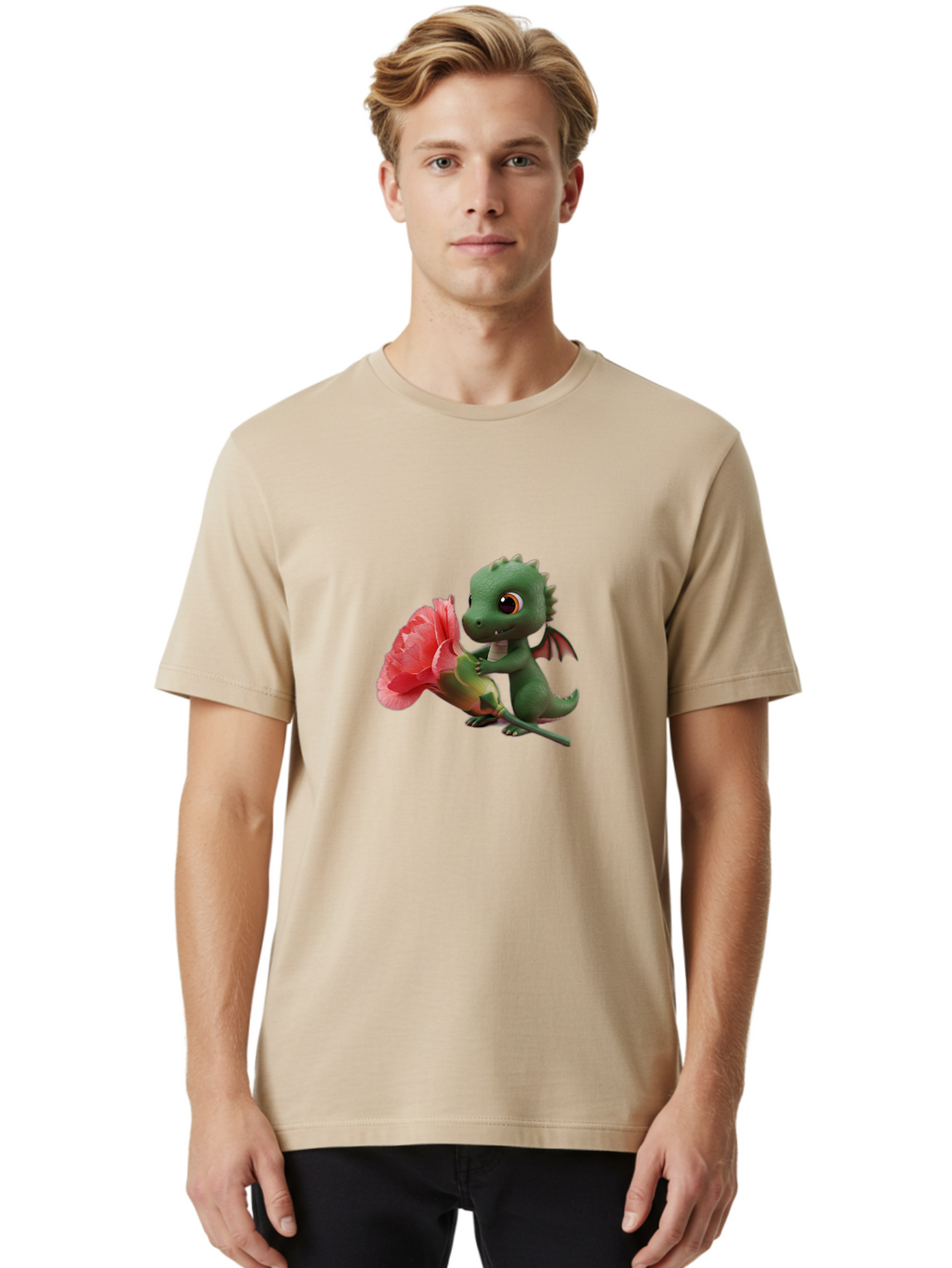 Dragon-With-Flower Men'S Graphic Tee, 100% Cotton, Comfortable Casual Summer Wear, Machine Washable, Vintage Camera, Old Camera, Antique Camera, Black Camera, Classic Photography, Photography Equipment, Nostalgic Device, Film Camera, Baj457