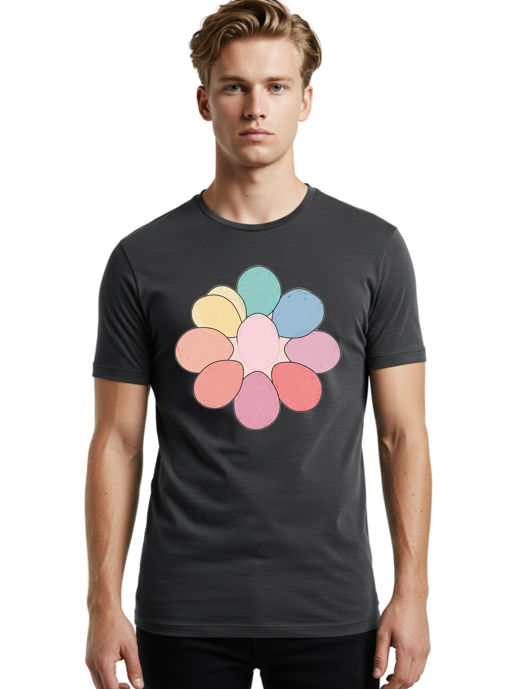 Easter-Eggs Men'S Graphic Tee, 100% Cotton, Comfortable Casual Summer Wear, Machine Washable, Vintage Camera, Old Camera, Antique Camera, Black Camera, Classic Photography, Photography Equipment, Nostalgic Device, Film Camera, Camera Art Baj462
