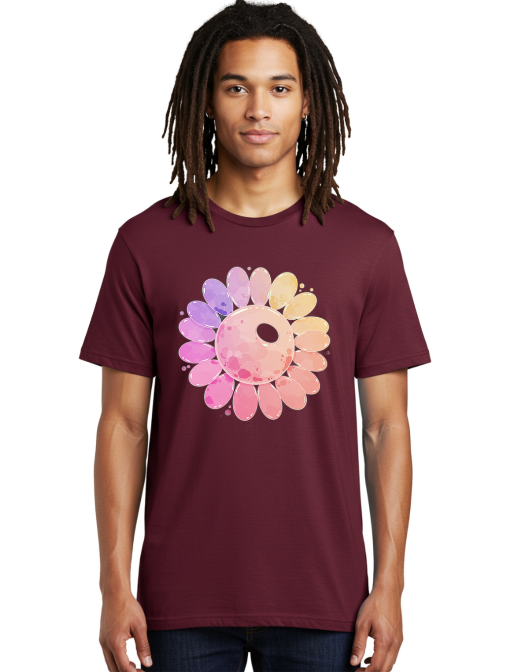 Flower Men'S Graphic Tee, 100% Cotton, Comfortable Casual Summer Wear, Machine Washable, Vintage Camera, Old Camera, Antique Camera, Black Camera, Classic Photography, Photography Equipment, Nostalgic Device, Film Camera, Camera Art Baj468