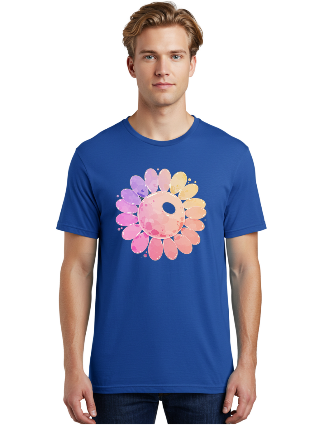 Flower Men'S Graphic Tee, 100% Cotton, Comfortable Casual Summer Wear, Machine Washable, Vintage Camera, Old Camera, Antique Camera, Black Camera, Classic Photography, Photography Equipment, Nostalgic Device, Film Camera, Camera Art Baj468