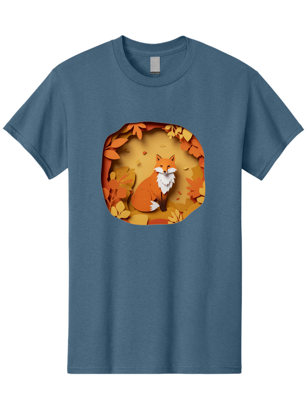 Fox-In-Leaves-1 Men'S Graphic Tee, 100% Cotton, Comfortable Casual Summer Wear, Machine Washable, Vintage Camera, Old Camera, Antique Camera, Black Camera, Classic Photography, Photography Equipment, Nostalgic Device, Film Camera, Camera Art Baj469