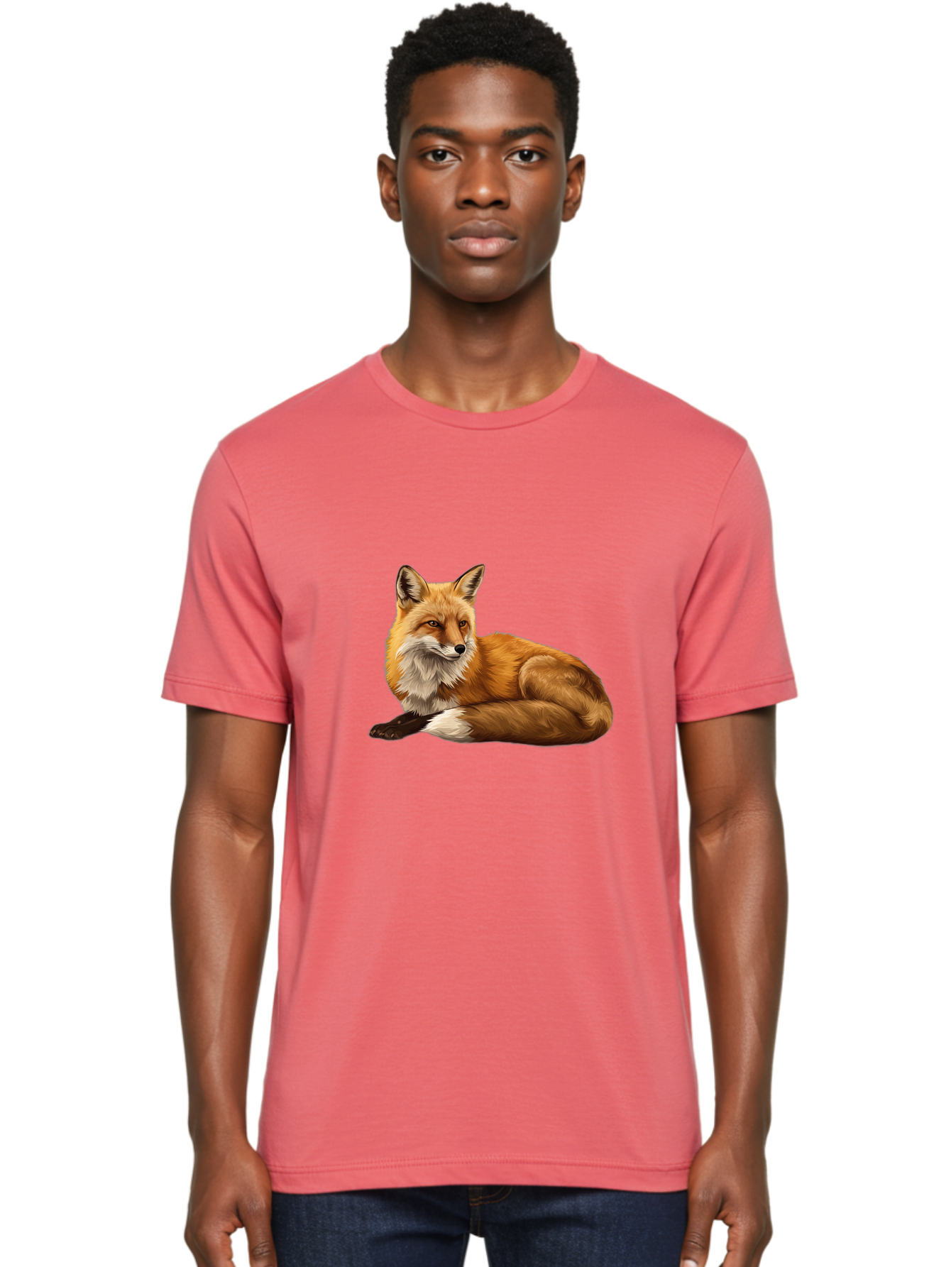 Fox Men'S Graphic Tee, 100% Cotton, Comfortable Casual Summer Wear, Machine Washable, Vintage Camera, Old Camera, Antique Camera, Black Camera, Classic Photography, Photography Equipment, Nostalgic Device, Film Camera, Camera Art Baj472