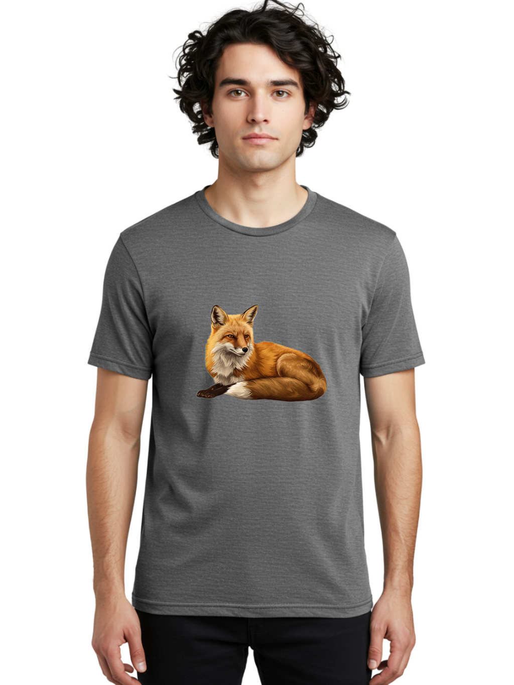 Fox Men'S Graphic Tee, 100% Cotton, Comfortable Casual Summer Wear, Machine Washable, Vintage Camera, Old Camera, Antique Camera, Black Camera, Classic Photography, Photography Equipment, Nostalgic Device, Film Camera, Camera Art Baj472