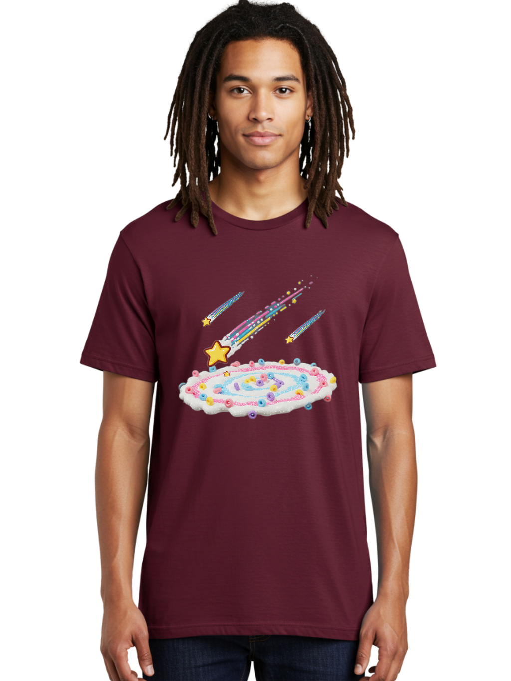 Froot-Loops-Galaxy-Cake Men'S Graphic Tee, 100% Cotton, Comfortable Casual Summer Wear, Machine Washable, Vintage Camera, Old Camera, Antique Camera, Black Camera, Classic Photography, Photography Equipment, Nostalgic Device, Film Camera, Baj473