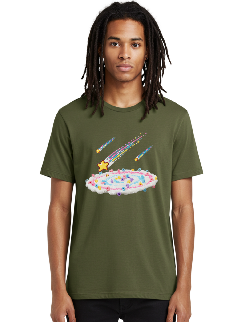 Froot-Loops-Galaxy-Cake Men'S Graphic Tee, 100% Cotton, Comfortable Casual Summer Wear, Machine Washable, Vintage Camera, Old Camera, Antique Camera, Black Camera, Classic Photography, Photography Equipment, Nostalgic Device, Film Camera, Baj473