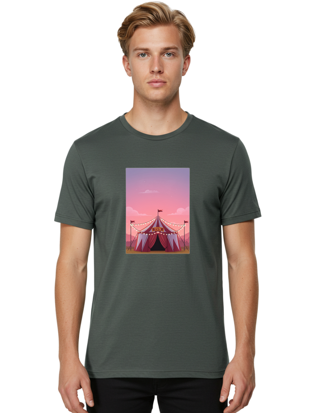 Fun-Tent Men'S Graphic Tee, 100% Cotton, Comfortable Casual Summer Wear, Machine Washable, Vintage Camera, Old Camera, Antique Camera, Black Camera, Classic Photography, Photography Equipment, Nostalgic Device, Film Camera, Camera Art Baj474