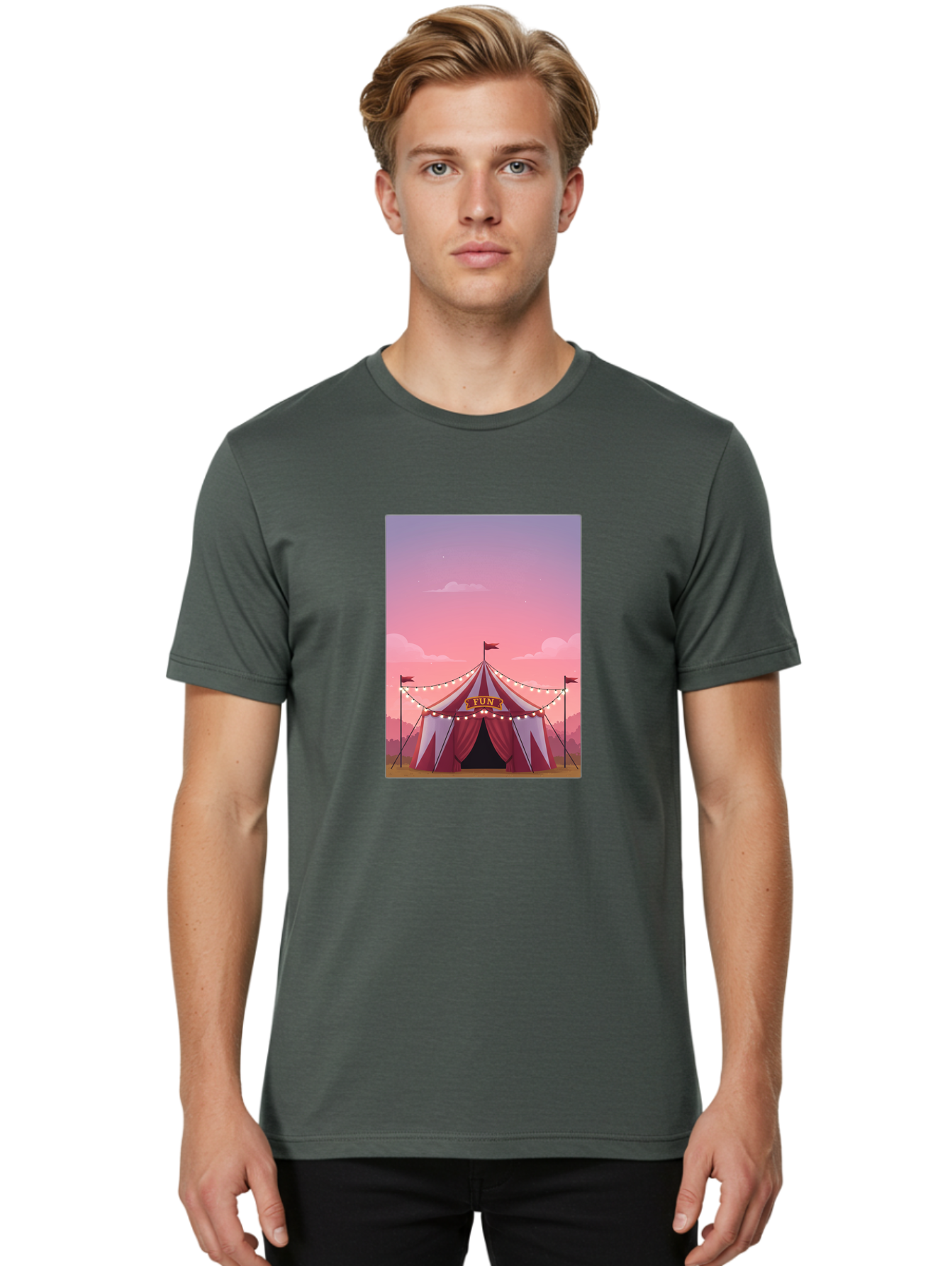 Fun-Tent Men'S Graphic Tee, 100% Cotton, Comfortable Casual Summer Wear, Machine Washable, Vintage Camera, Old Camera, Antique Camera, Black Camera, Classic Photography, Photography Equipment, Nostalgic Device, Film Camera, Camera Art Baj474