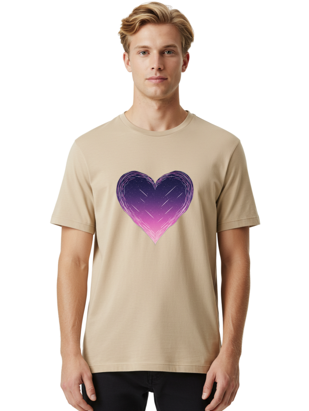 Galaxy-Heart Men'S Graphic Tee, 100% Cotton, Comfortable Casual Summer Wear, Machine Washable, Vintage Camera, Old Camera, Antique Camera, Black Camera, Classic Photography, Photography Equipment, Nostalgic Device, Film Camera, Camera Art Baj476